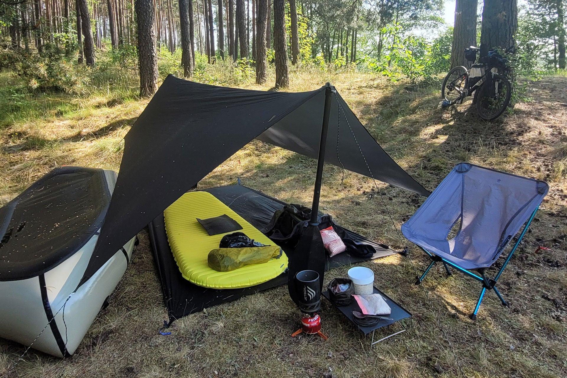Lesovik Zmora Tarp – Leichtes Dachtarp für Hängematten & Outdoor – Draussen Erleben