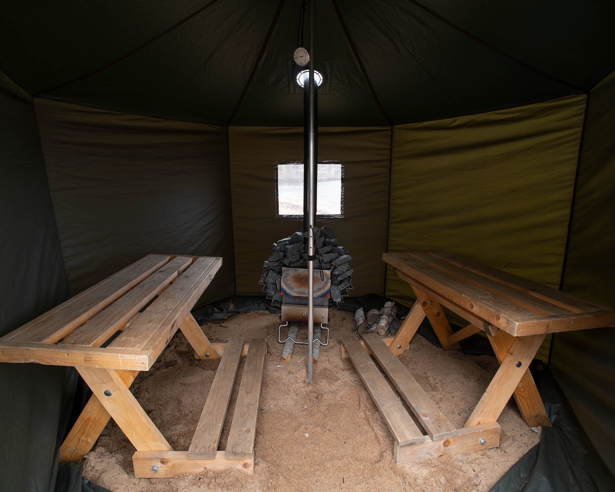 savotta sauna tent Savotta Hiisi 4 – Draussen Erleben